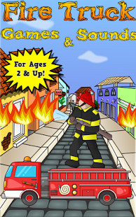 Free kids fire truck game
